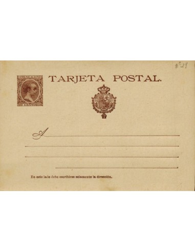 FA4506. Tarjeta para el Servicio Interior (1890-1894)