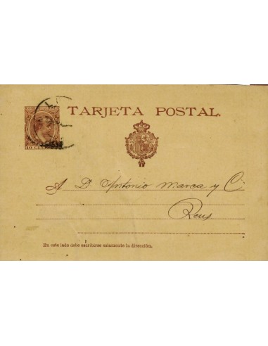 FA4510.  Tarjeta postal dirigida a Reus