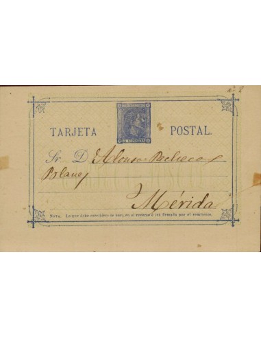 FA4518. Tarjeta postal dirigida a Merida