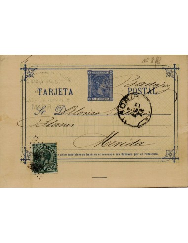 FA4542. Tarjeta postal de Madrid a Merida