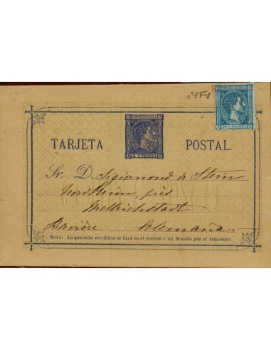 FA4549. Tarjeta postal dirigida a Melbrichstadt (Alemania)