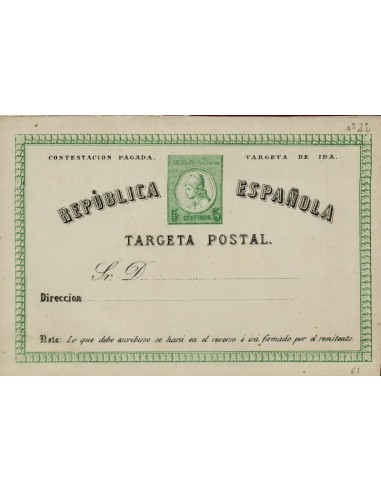 FA4606. TARJETA POSTAL MATRONA Y CIFRA (5c. verde)