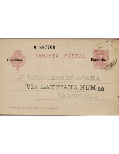 FA4636. Tarjeta postal dirigida a Barcelona