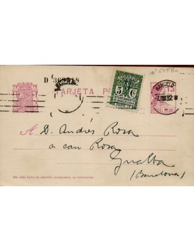 FA4672. 1932. Tarjeta postal dirigida de Barcelona a Gualba