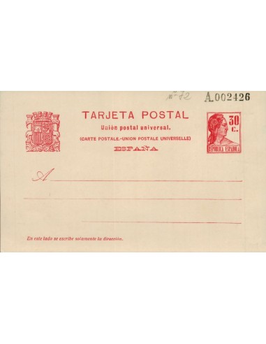 FA4683. Tarjeta postal MATRONA DE PERFIL PARA LA U.P.U.