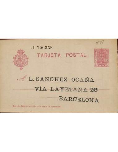 FA4729. Tarjeta postal dirigida a Barcelona