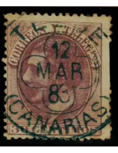 FA4777. Emision 1-1-1882, 10 Valores de 30 centimos con diversas cancelaciones