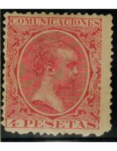 FA4842. Emision 1-10-1889, Valor de 4 pesetas rosa. NUEVO