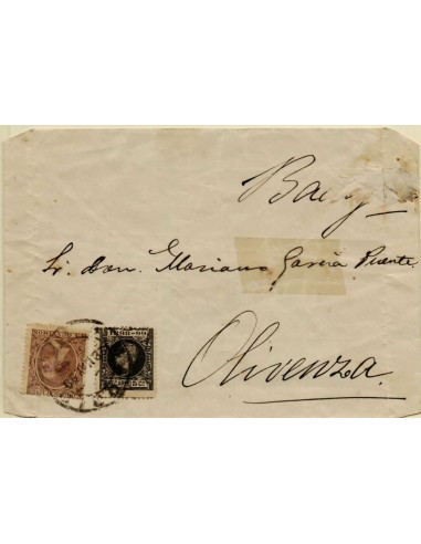 FA4920. 1899, Carta circulada de Madrid a Olivenza