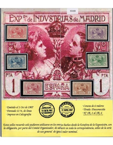 FA4946. Emision 1907. Exposicion de Industrias de Madrid