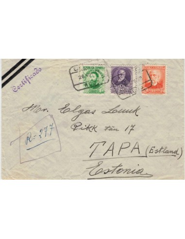 FA5023. 1942, certificado de Reus a Tapa (Estonia)