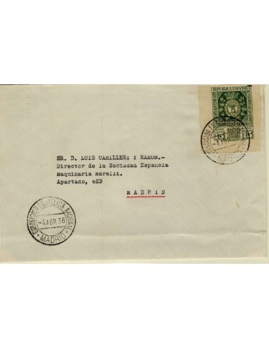 FA5068. 1936, Exposicion Filatelica Nacional