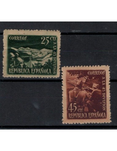 FA5095. 1938, Homenaje a la 43 Division, serie completa, NUEVO