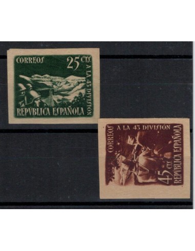 FA5096. 1938, Homenaje a la 43 Division, serie completa Sin Dentar, NUEVO