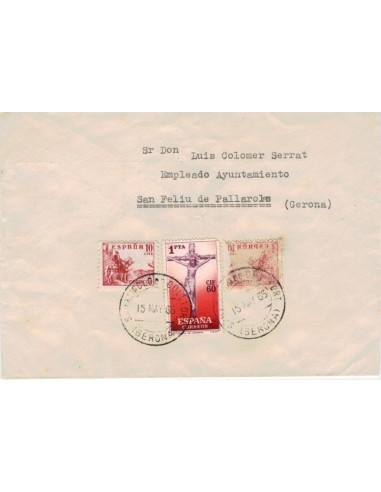 FA5105. 1965, correo de Sant Iscle de Colltors a Sant Feliu de Pallarols