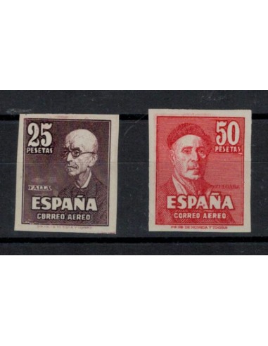 FA5217. 1947, Falla y Zuloaga, serie completa sin dentar reimpresion
