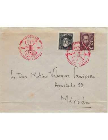 FA5236. 1948, Correspondencia de Medellin a Merida