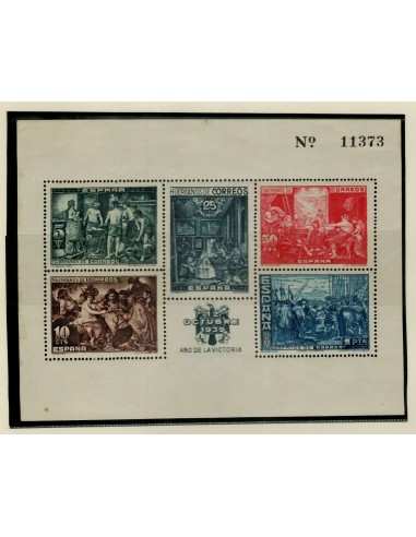 FA5889. Emision postal de 1939 de Beneficencia - Huerfanos de correos. Hoja Dia del Huerfano Postal. NUEVO