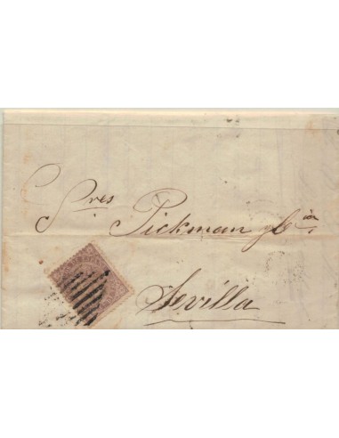FA5940. 1869, Carta circulada a Madrid a Sevilla