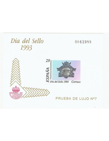 FA5979. Prueba oficial, 1993, Dia del Sello