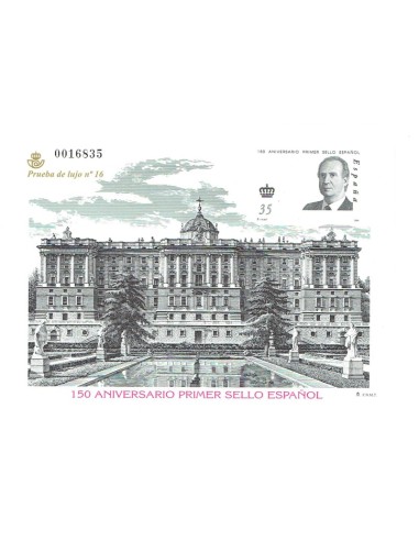 FA5996. Prueba oficial, 2000, 150 Aniversario del primer sello español