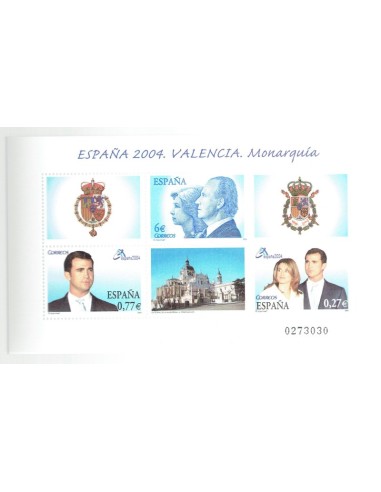 FA6027. Hojita postal, 2004, Exposicion Mundial de Filatelia, ESPAÑA 2004 Valencia