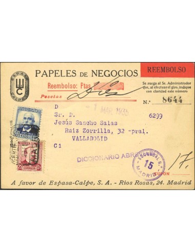 República Española Correo Certificado. República Española Correo Certificado