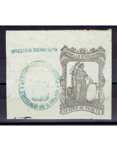 FA6787. Fiscales, 1874 Timbres para polizas