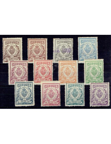 FA6871. Fiscales, 1926 Timbres para cheques
