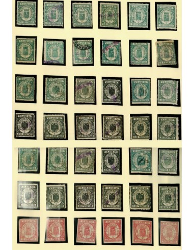 FA7101. Conjunto de sellos fiscales para Efectos de Comercio de diversas emisiones