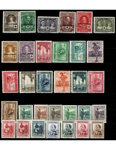 GUINEA ESPAÑOLA - LOTE 132 SELLOS (*) AÑOS 1926 A 1958
