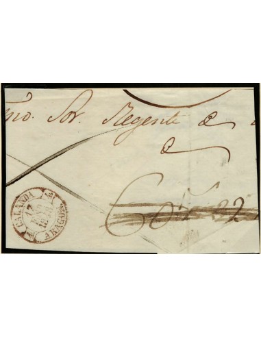 FA0111. PREFILATELIA. 18485, Cubierta de la Administración de Calanda