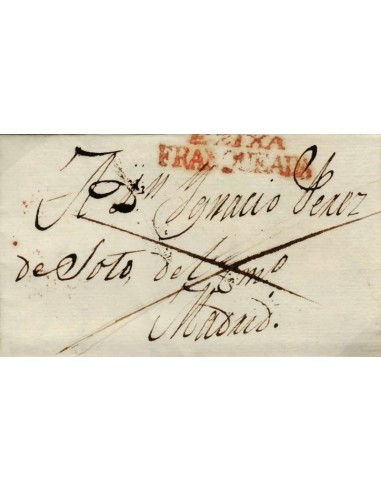 FA0989. PREFILATELIA. 1831, Carta con franqueo previo de Ecija a Madrid