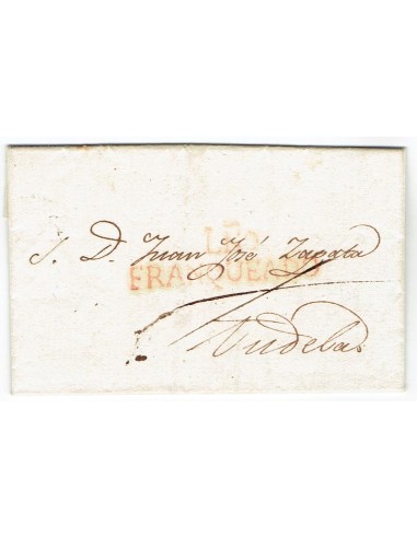 FA1388. PREFILATELIA. 1829, correspondencia de Logroño a Tudela