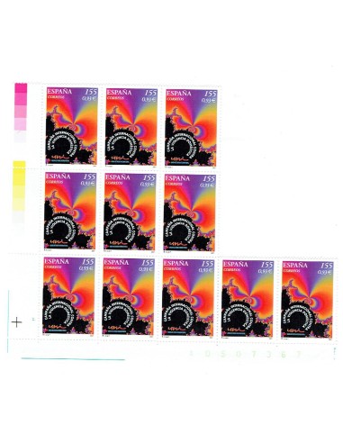 FA7623. SELLOS DE ESPAÑA. 2001, 12 sellos nuevos, Campaña Internacional contra la Violencia Domestica