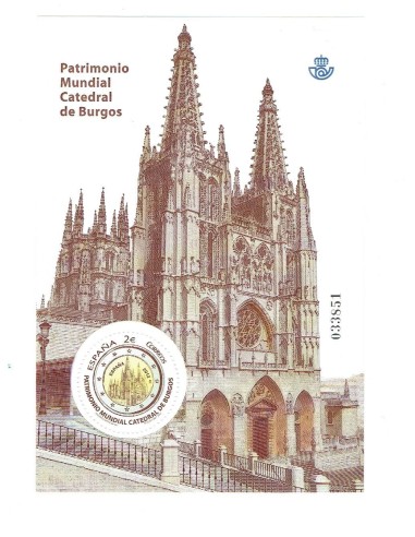 FA7637. SELLOS DE ESPAÑA. 2012, 10 hojas correlativas con sello nuevo, Patrimonio Mundial