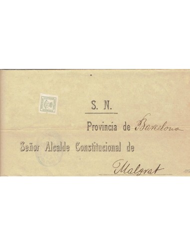 FA1436. DOCUMENTOS. 2 cartas de impresos dirigidas a Ceuta y Malgrat