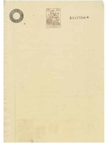 FA7800. TIMBROLOGIA. Documento manuscrito, papel sellado o timbrado, Sello 11º - 0,15 pesetas