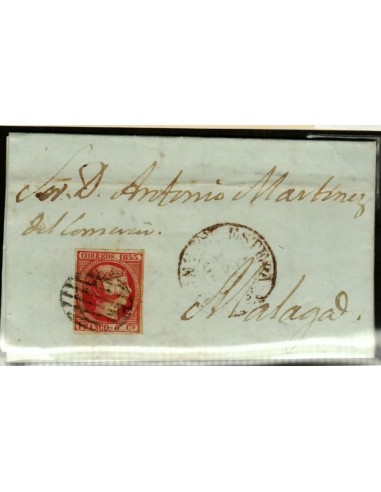 FA0442A, PREFILATELIA. 1853, febrero. Estepa a Málaga