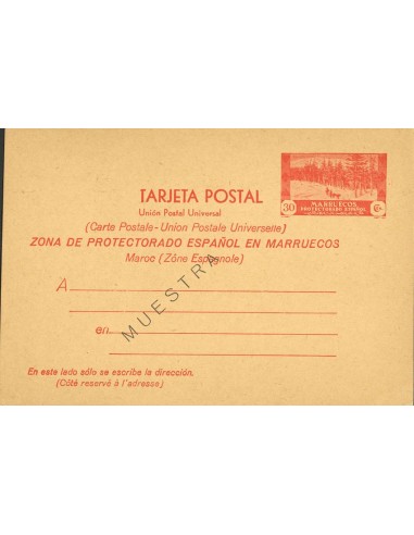 Marruecos. Entero Postal. Marruecos. Entero Postal. MUESTRA.