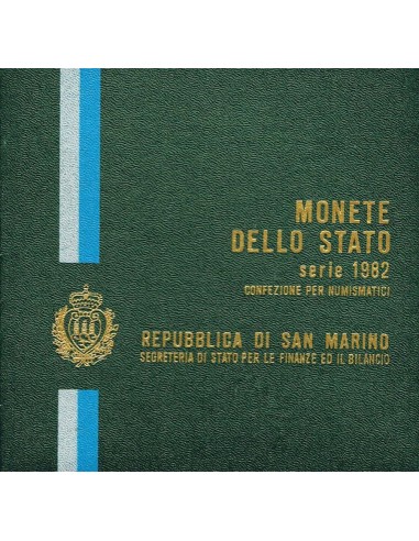 San Marino 1982. Emisión de Monedas Anual