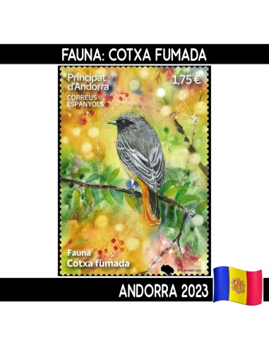 Andorra 2023. Fauna: Cotxa Fumada (MNH)