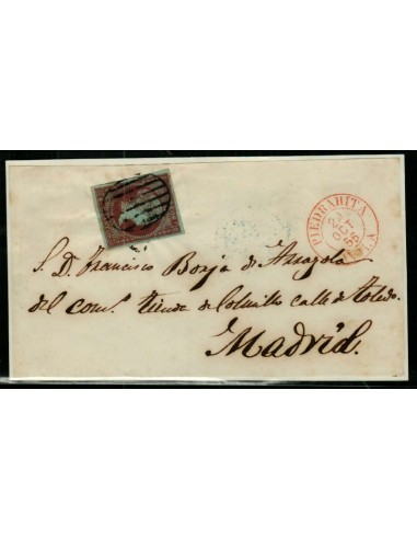 FA1500. PREFILATELIA. 1855, 24 de octubre. Piedrahita a Madrid