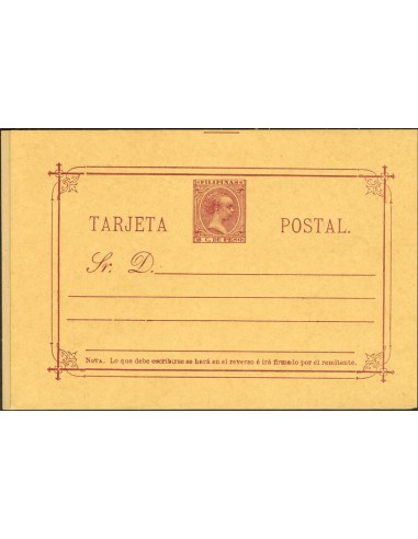 Filipinas. Entero Postal. Filipinas. Entero Postal. Entero Postal 6/7. Año 1892 completo.