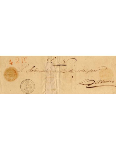 FA1926. PREFILATELIA. 1854, mes de mayo. Cubierta de sobrescrito circulada de Puebla de Sanabria a Zamora