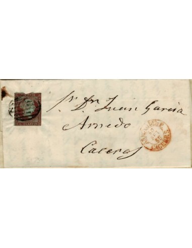 FA0579B. HISTORIA POSTAL. 1855, 30 de septiembre. Arroyo del Puerco a Cáceres