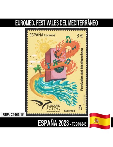 España 2023. Euromed. Festivales del Mediterráneo (MNH) FES6345