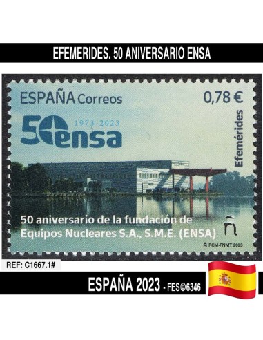 España 2023. Efemérides. 50 aniversario de ENSA (MNH) FES6346