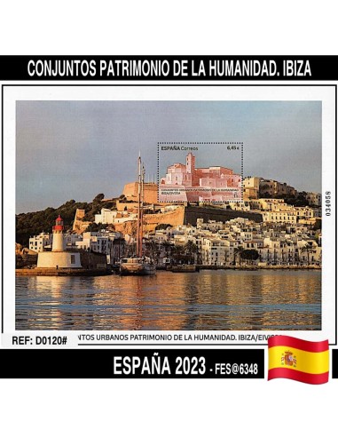 España 2023. Conjuntos Patrimonio de la Humanidad. Ibiza (MNH) FES6348
