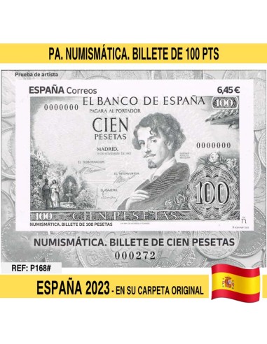 España 2023. PA Numismática. Billete de 100 pesetas (N)